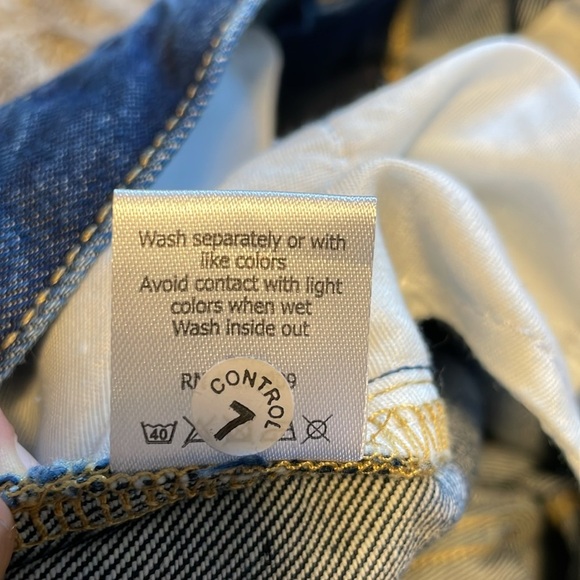 La Ligne Molly‎ High Rise Straight Jeans Women’s Size 32 Benjamin Blue Sample - Picture 13 of 13